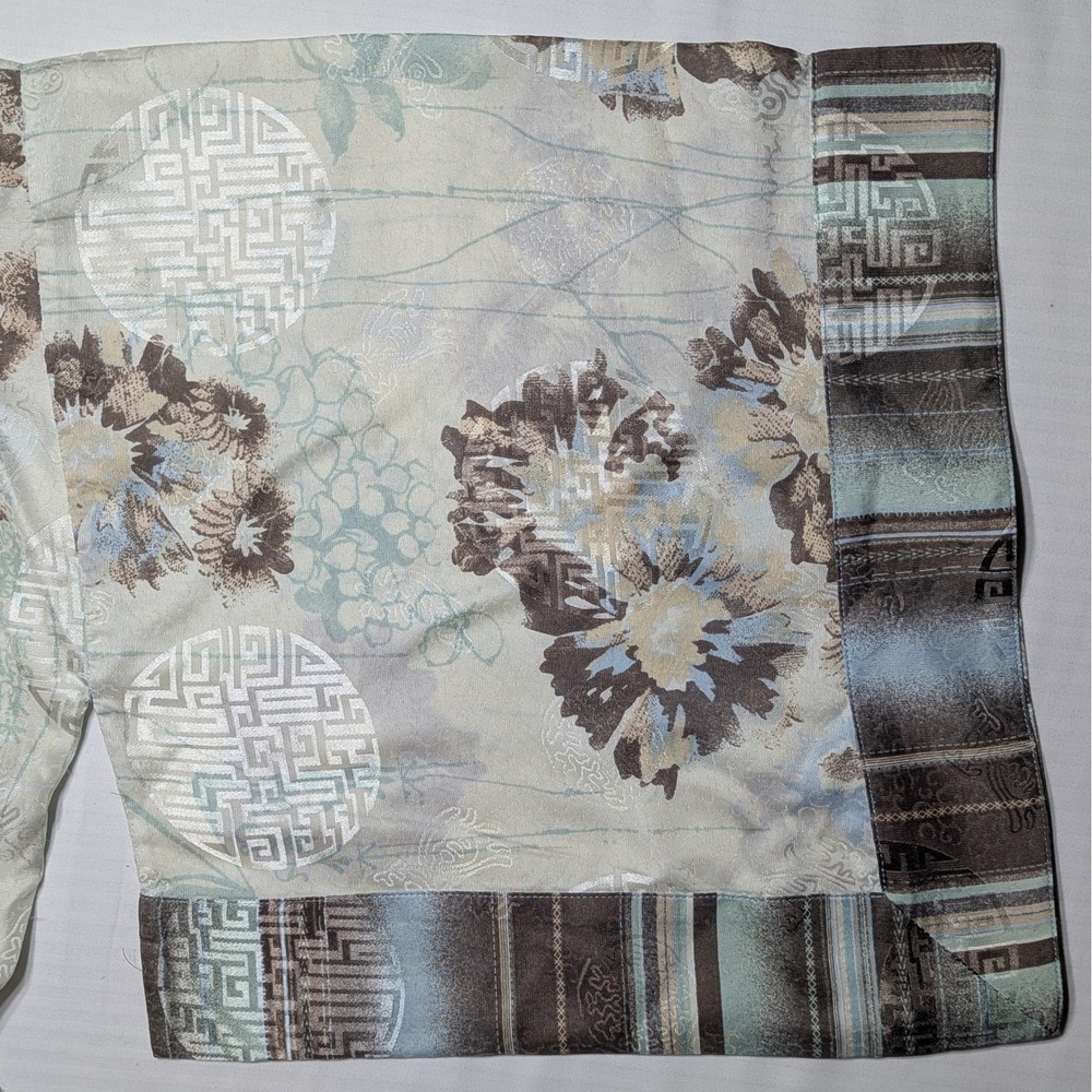 Soma Silk Blend Kimono Robe Size 2/3 Floral Oriental Print‎ Lightweight Lounge - Picture 4 of 4